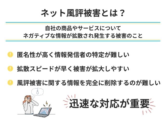 ネット風評被害とは?